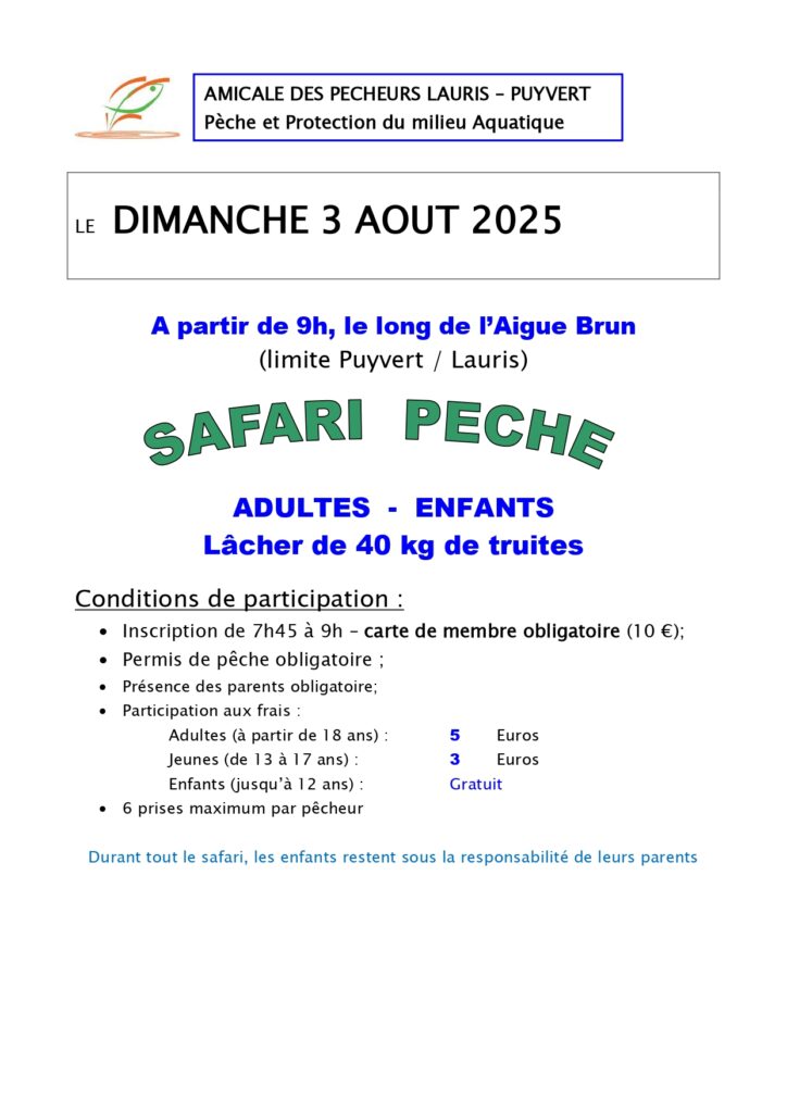 Safari Pêche