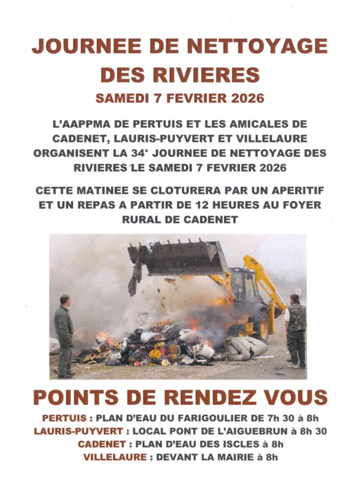 33eme journée de nettoyage des rivières