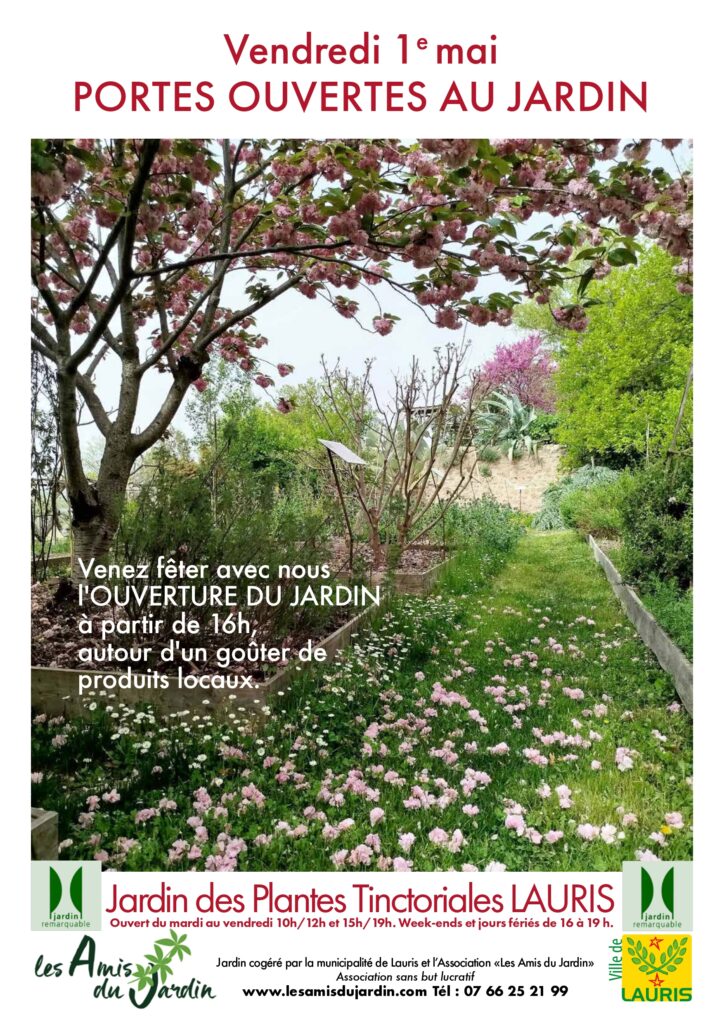 Soirée « Portes ouvertes » au jardin des Plantes Tinctoriales