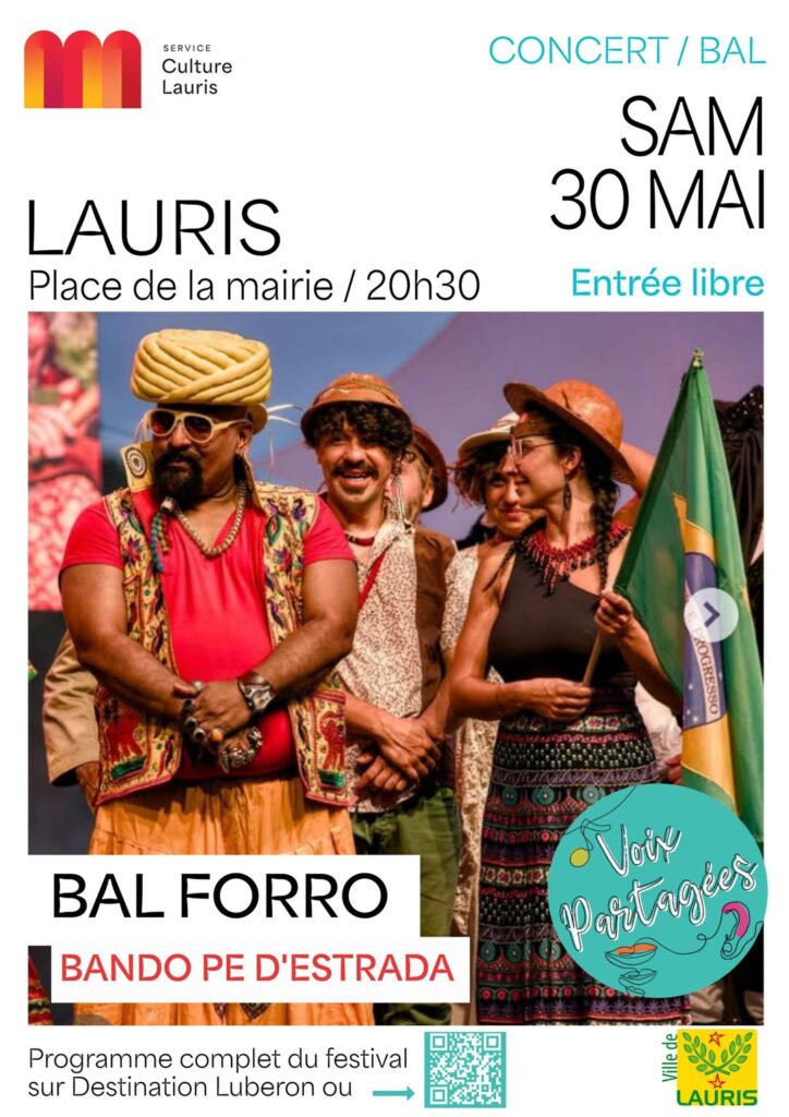 BAL FORRO – BANDO PE D&rsquo;ESTRADA – Samedi 30 mai – Place de la mairie /20h30