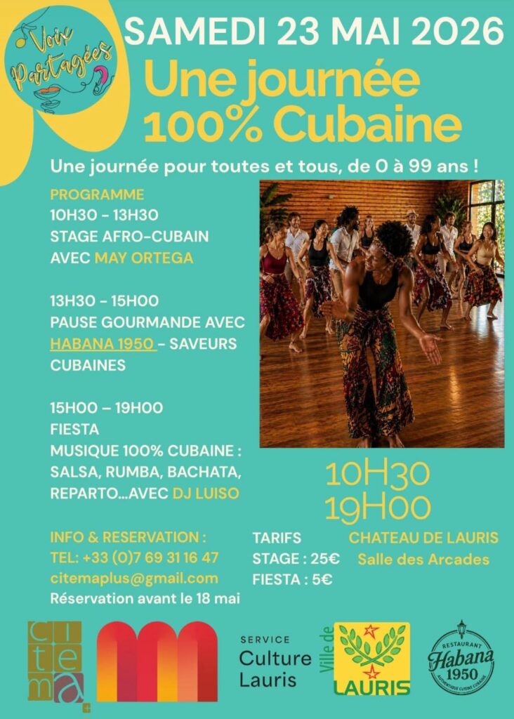 « EN VOIX” : UNE JOURNÉE 100% CUBAINE – Samedi 23 mai 10h30-19h
