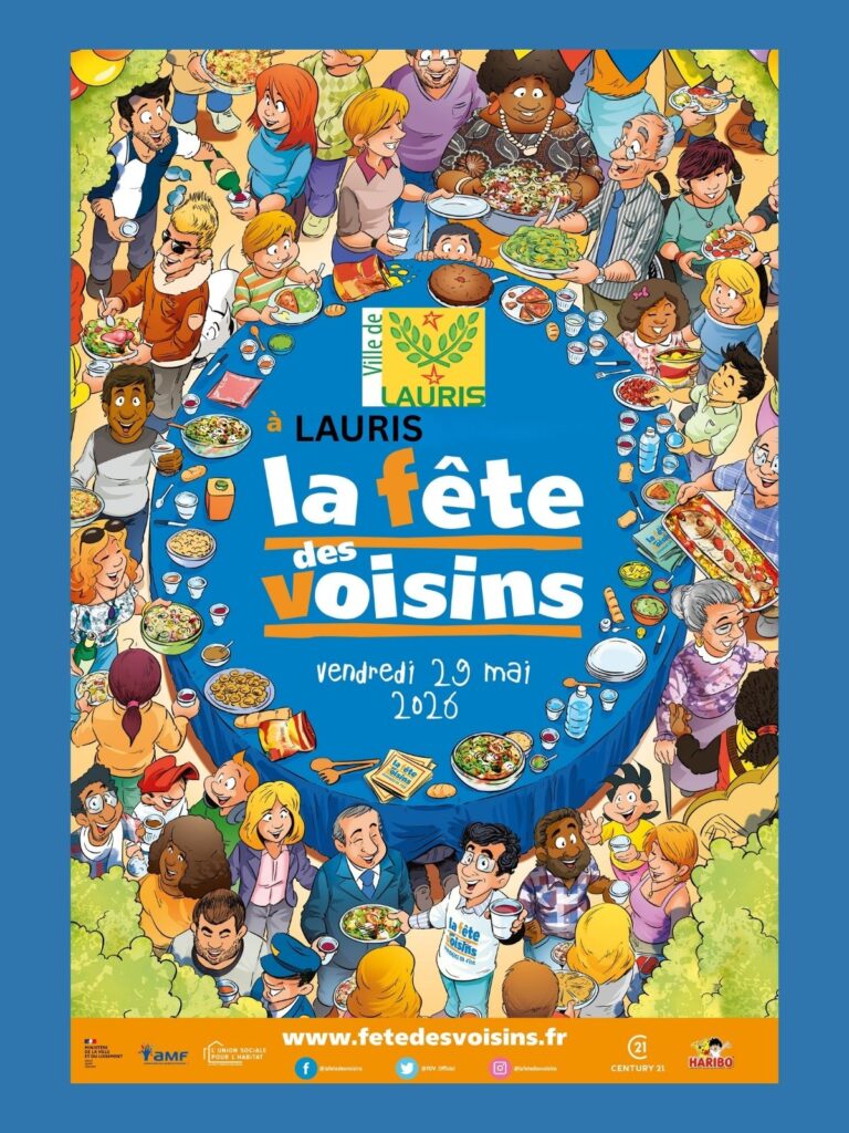 Fête des Voisins – vendredi 29 mai – place de la mairie et place de l&rsquo;église