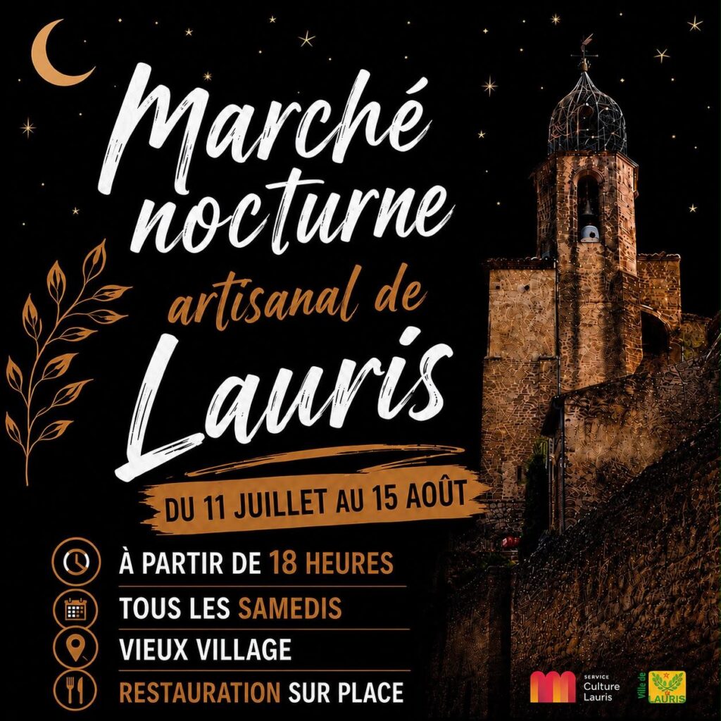 Marchés Nocturnes Artisanaux d&rsquo;été à Lauris